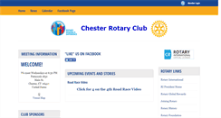 Desktop Screenshot of chesterrotary.org